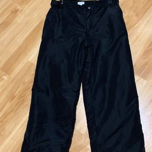 Girls black ski pants